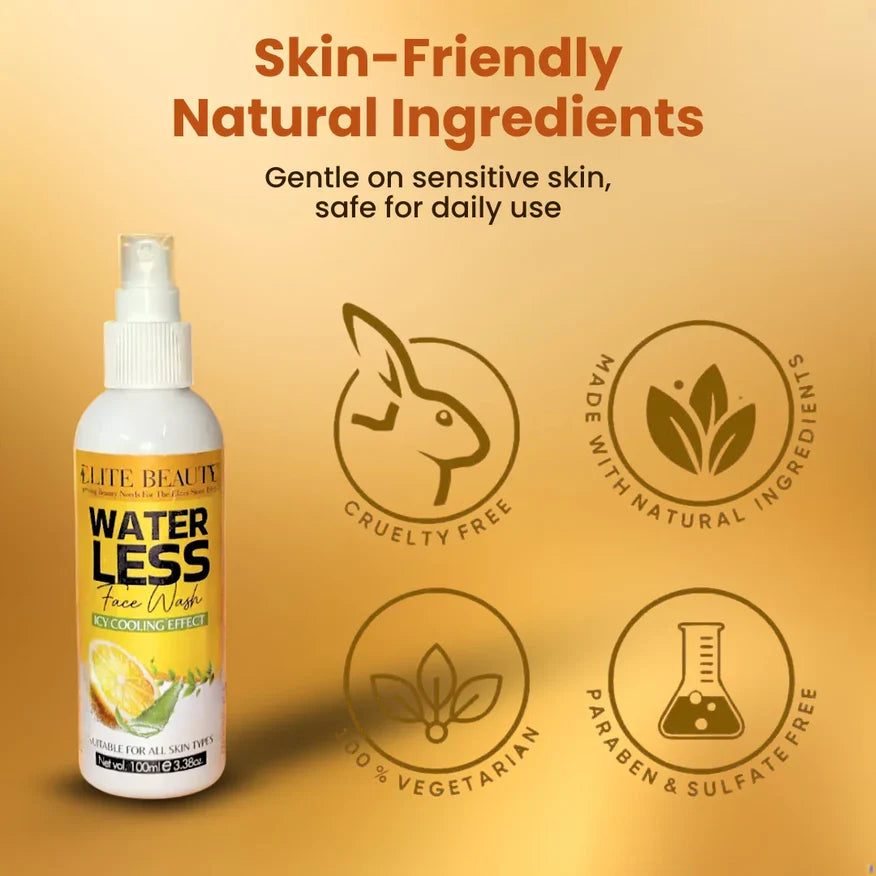 Waterless Facewash - Icy Cooling Effect for Summers
