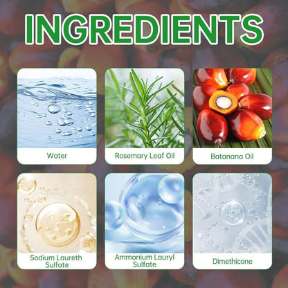 Batana Oil Shampoo for Hair Growth with Rosemary Extract🌱✨