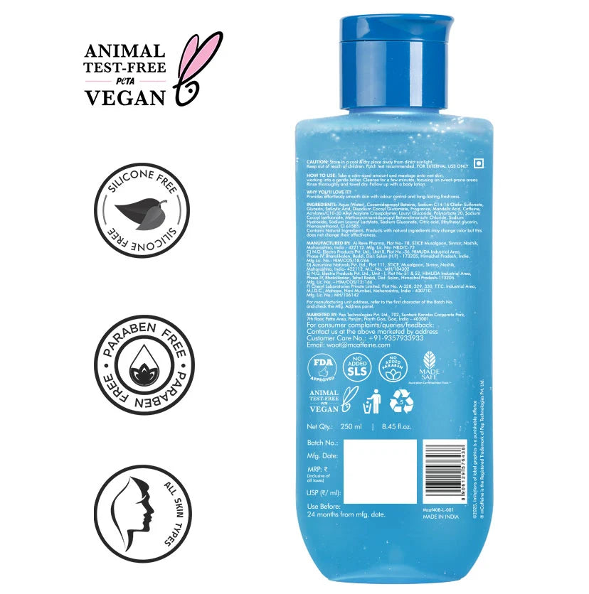 2% SALICYLIC ACID, 3-IN-1 PERFUME & ODOUR CONTROL BODY WASH