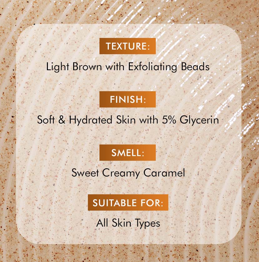 EXFOLIATING CARAMEL CRUNCH BODY WASH - 300 ML