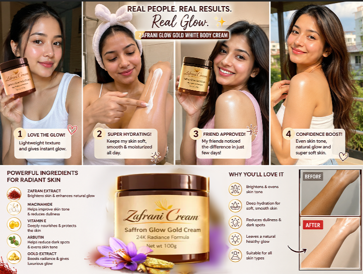 ZAFRANI GLOW GOLD & WHITE BODY CREAM
