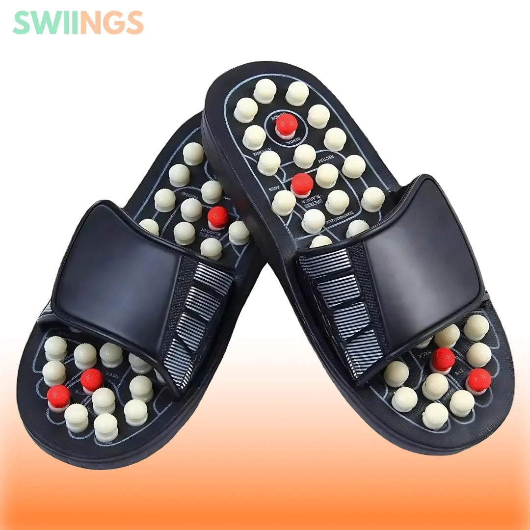 Spring Acupressure and Magnetic Therapy Slippers