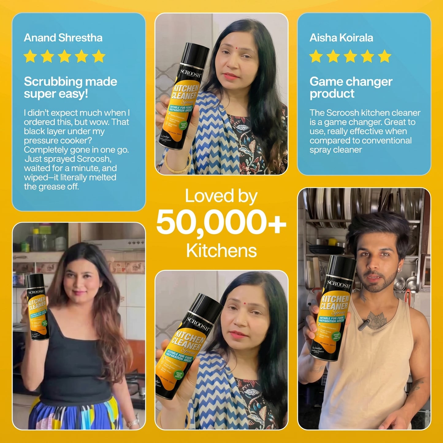 NEPAL'S #1 FOAM-BASED COMPLETE KITCHEN CLEANER & DISINFECTANT