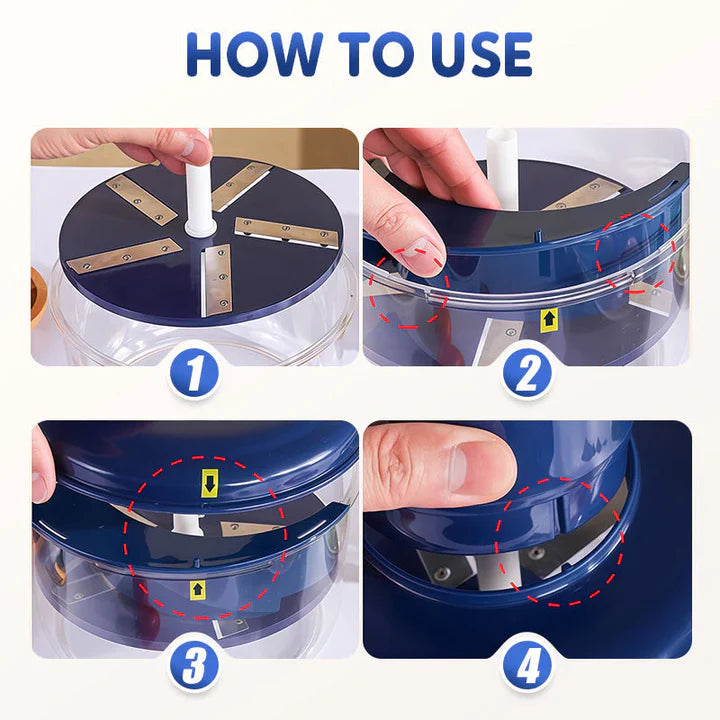 Portable Automatic Peeler for Fruits and Vegetables