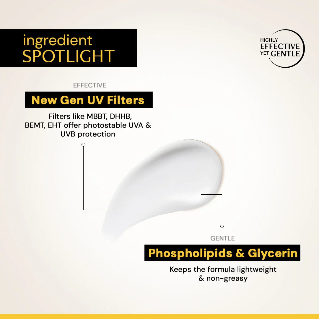 Gel Sunscreen for Oily Skin - SPF 50 PA++++(50 gm) | In-Vivo Tested