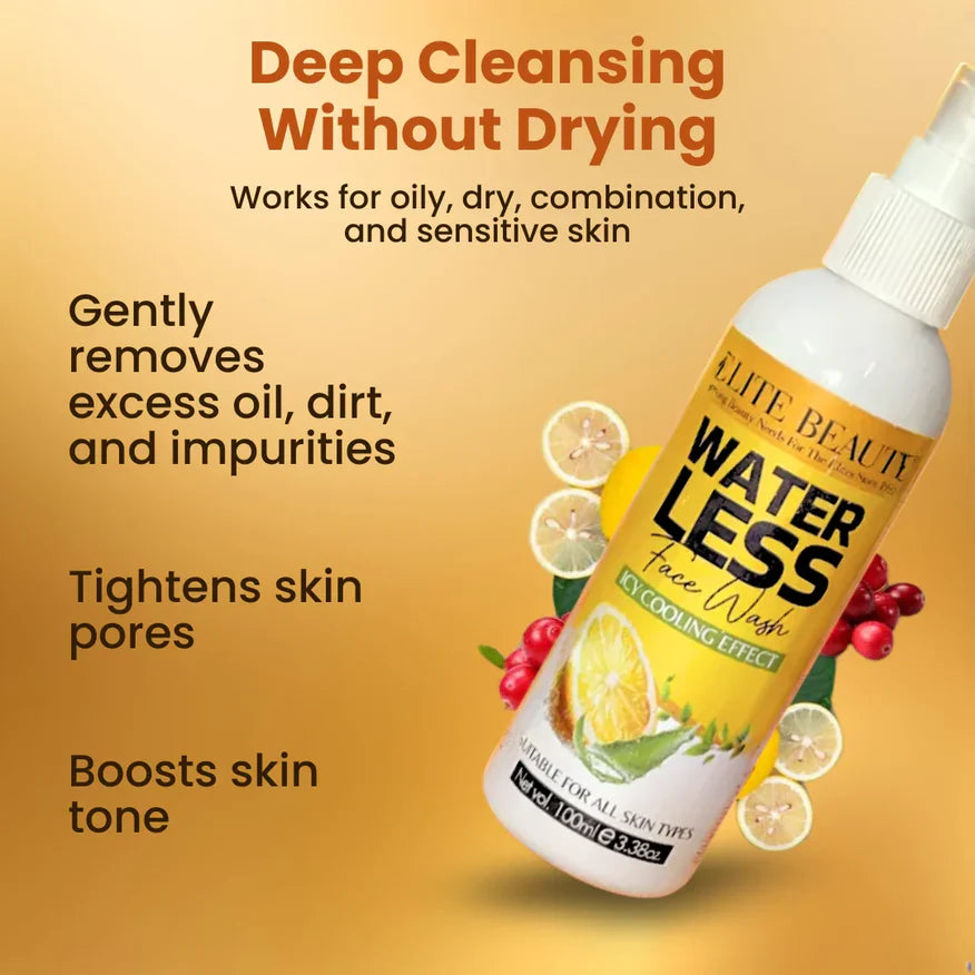 Waterless Facewash - Icy Cooling Effect for Summers