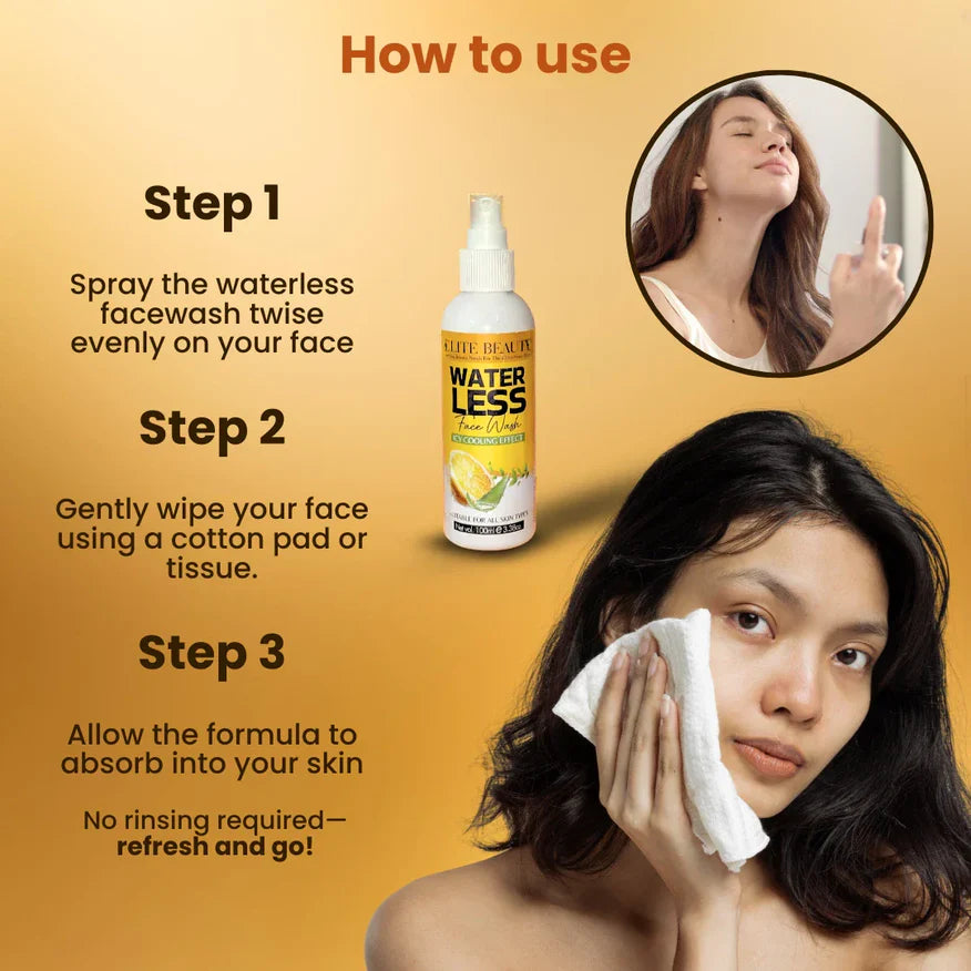 Waterless Facewash - Icy Cooling Effect for Summers