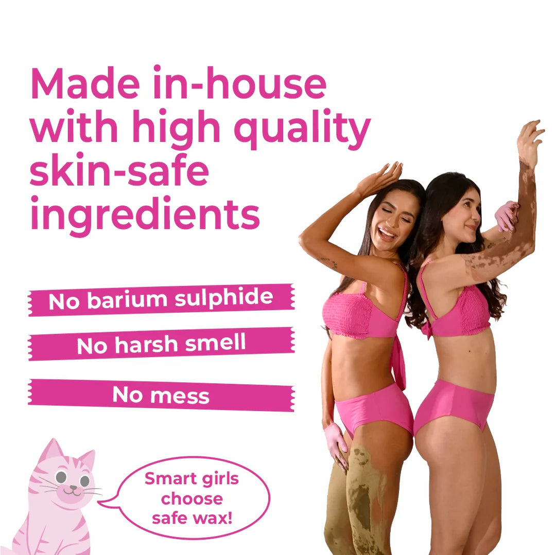 4-in-1 Turmeric Bikini Hair Removal Wax Powder Mask