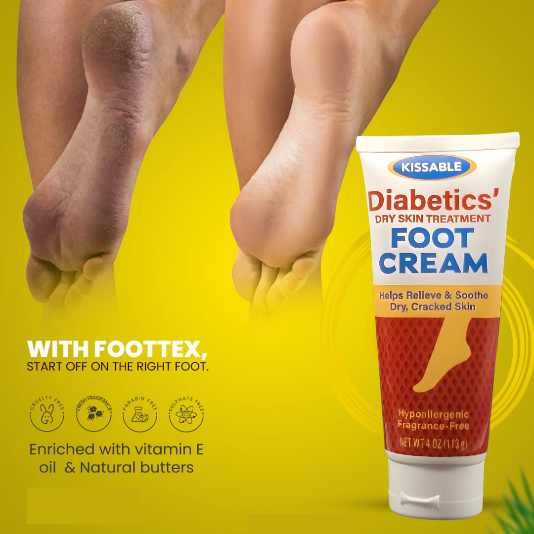 Kissable Diabetic’s Dry Skin Treatment Foot Cream