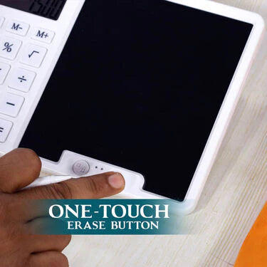 CALCULATOR WITH A WRITING PAD