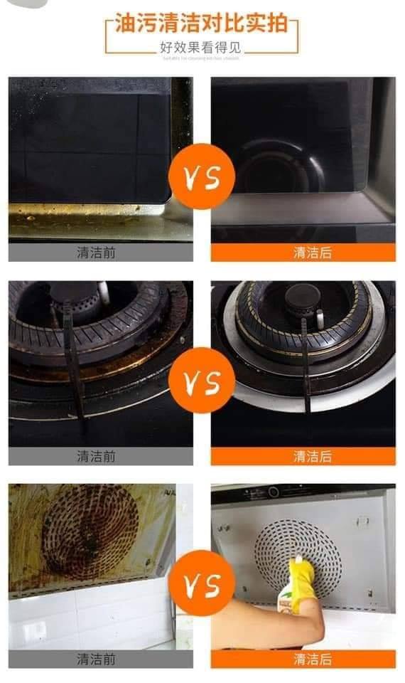 🧽✨ Kitchen Cleaner Spray – Oil & Grease Stain Remover