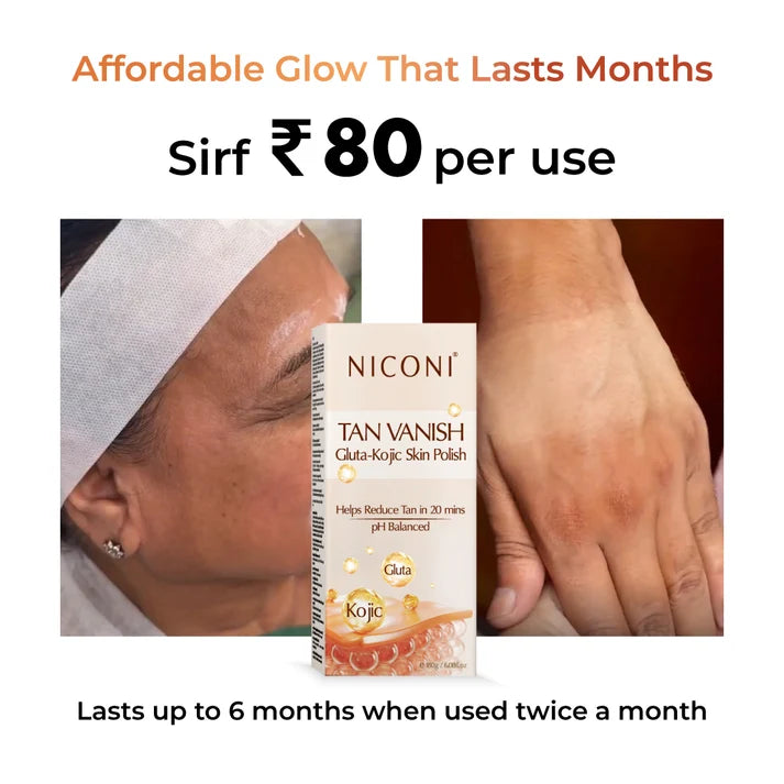 NICONI TAN VANISH GLUTA-KOJIC SKIN POLISH 180G