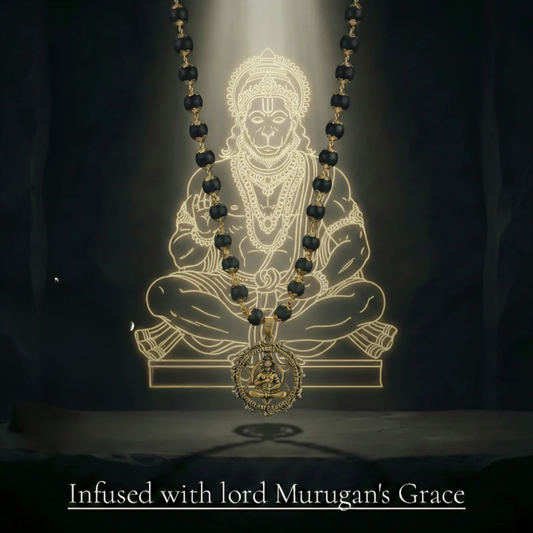 Hanumanji Pendent Karungali Mala