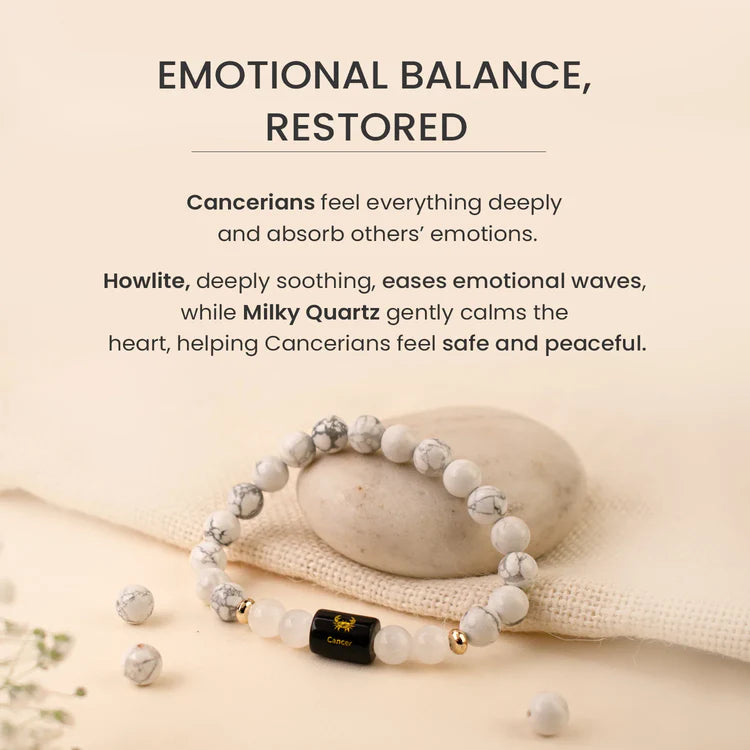 ZODIAC CARNELIAN AND MILKY QUARTZ BRACELET