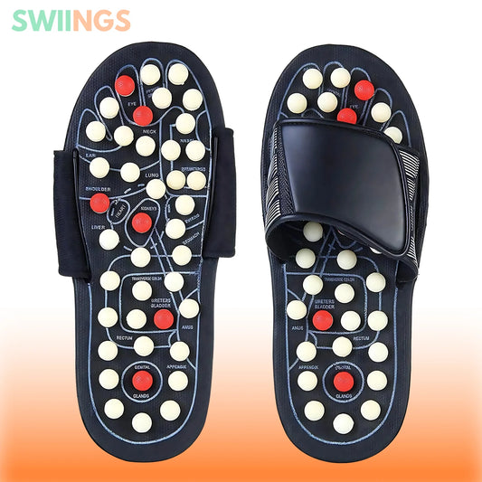 Spring Acupressure and Magnetic Therapy Slippers