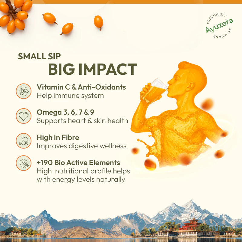 Himalayan Sea Buckthorn Berries Juice - Pure & Natural