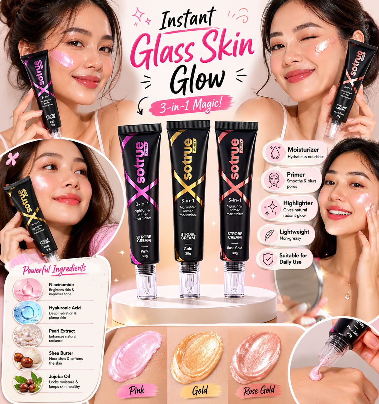 3-IN-1 ILLUMINATING STROBE CREAM