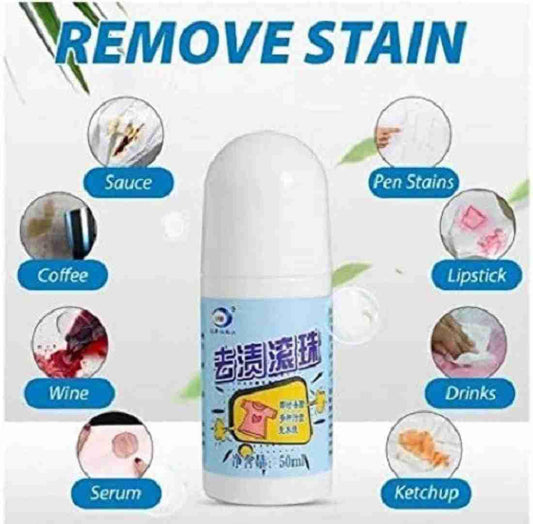 FeastNest Stain Remover for Clothes, Multi-Purpose Roll Bead Fabric Clothes Instant Stain Remover for Cotton, Linen, Polyester, Blended Fabric