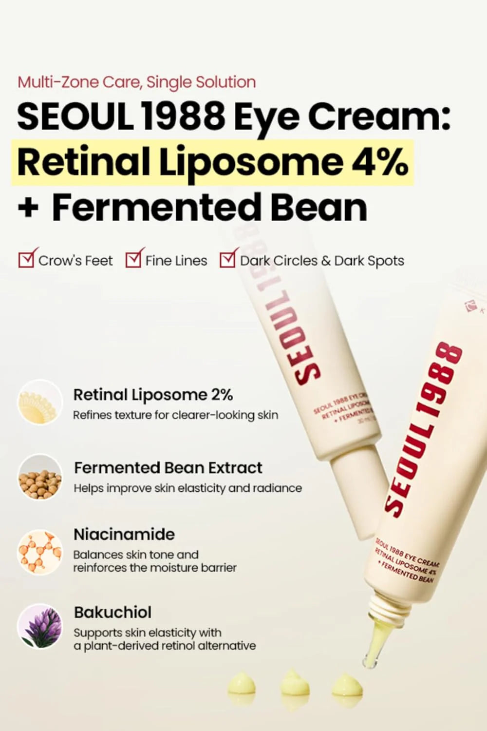 K-SECRET SEOUL 1988 Retinal Eye Cream
