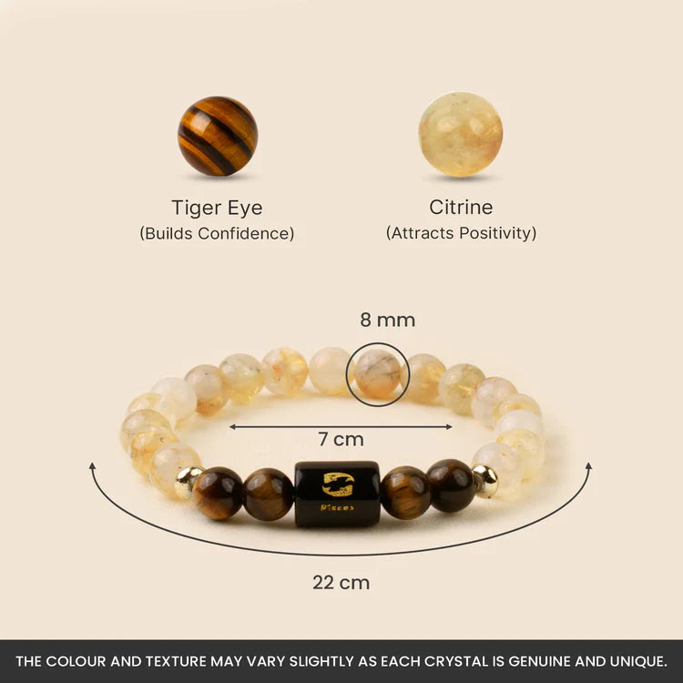 ZODIAC CARNELIAN AND MILKY QUARTZ BRACELET