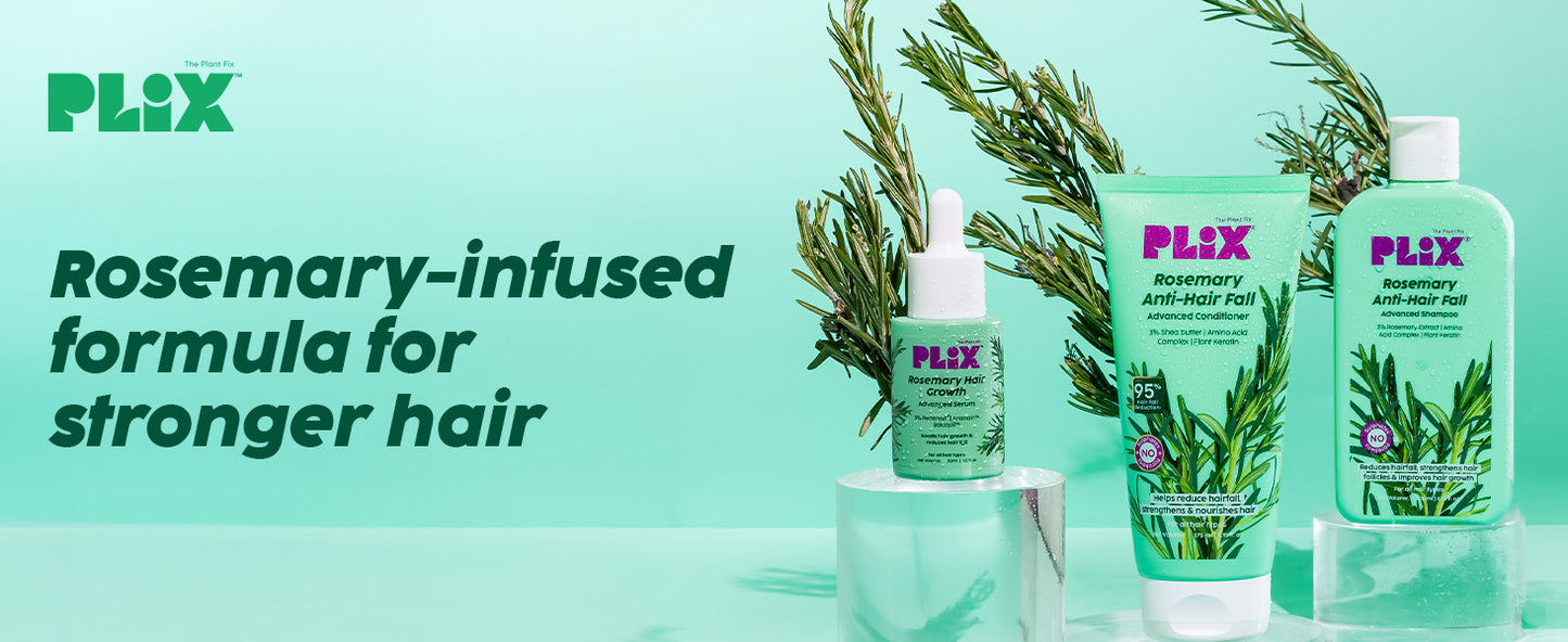 ROSEMARY ANTI-HAIRFALL ADVANCED KIT WITH SHAMPOO, CONDITIONER & SERUM