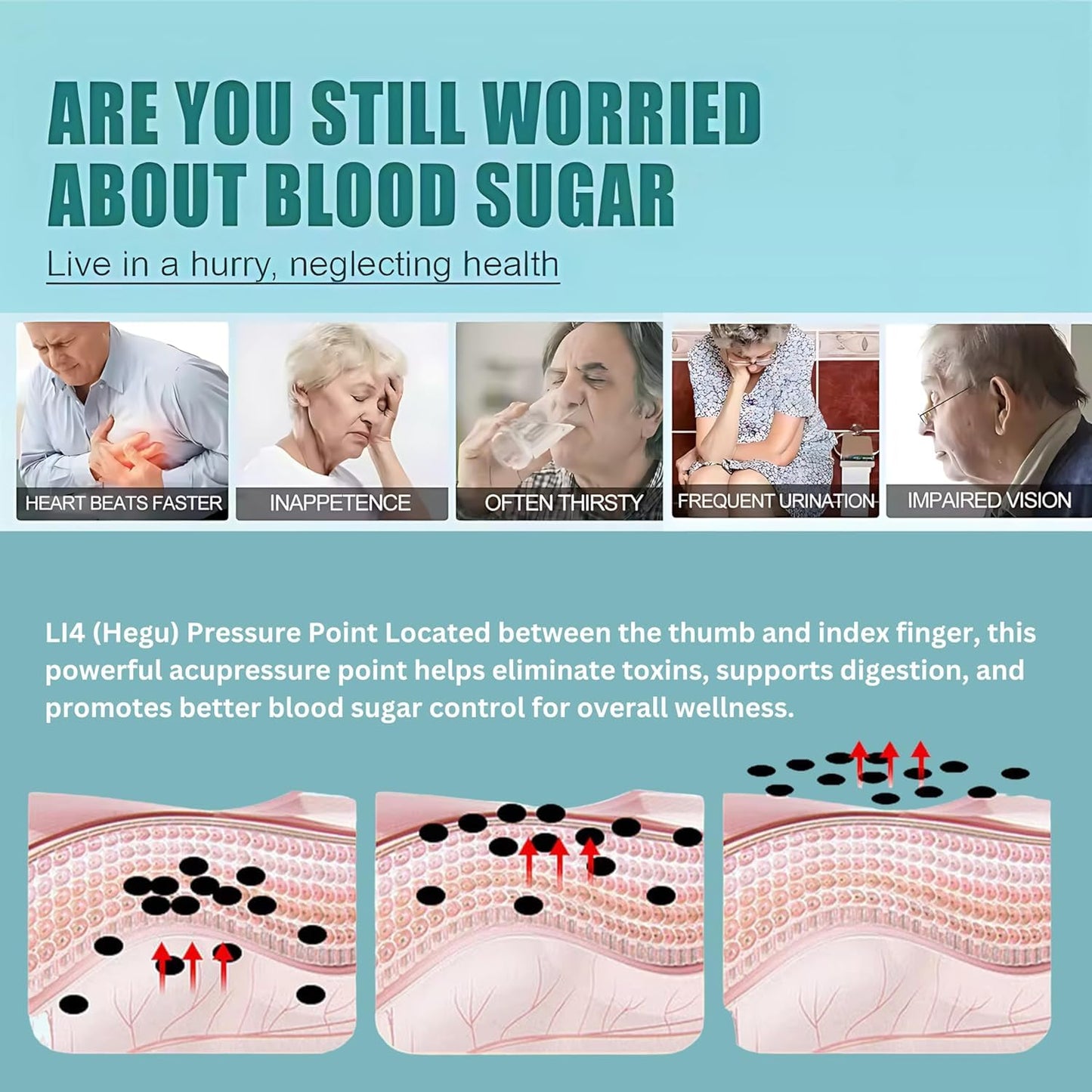 Acupressure Clip For Diabetics | Sugar Control Acupressure Clip | BUY 1 GET 1 FREE