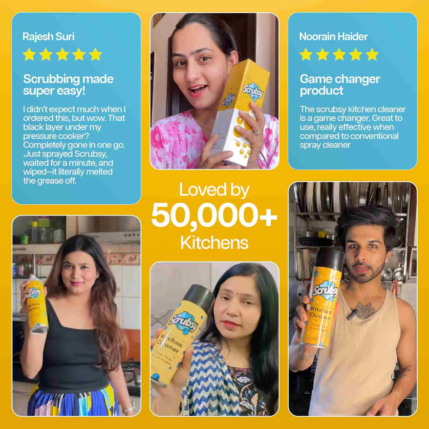 INDIA'S #1 FOAM-BASED COMPLETE KITCHEN CLEANER & DISINFECTANT