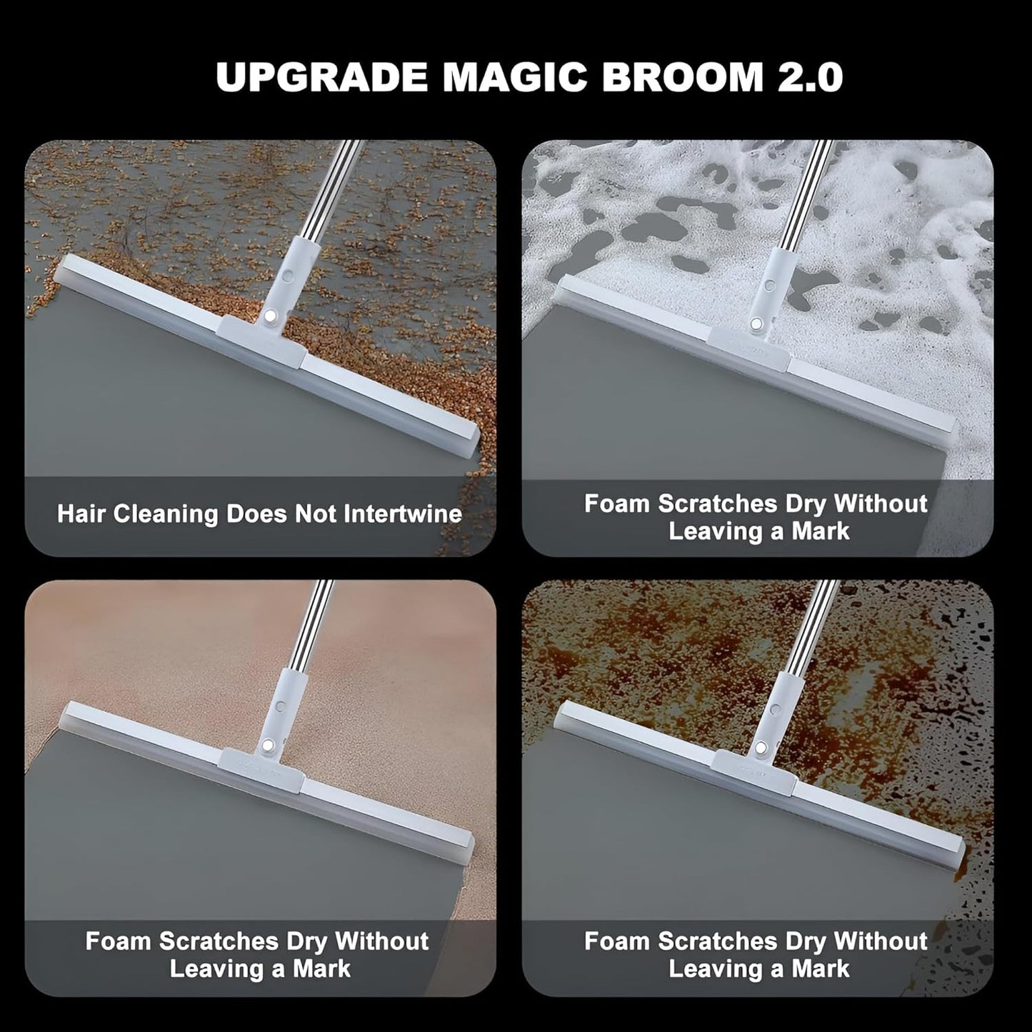 MAGIC WIPER – The Ultimate All in 1 Rotating Broom & Wiper