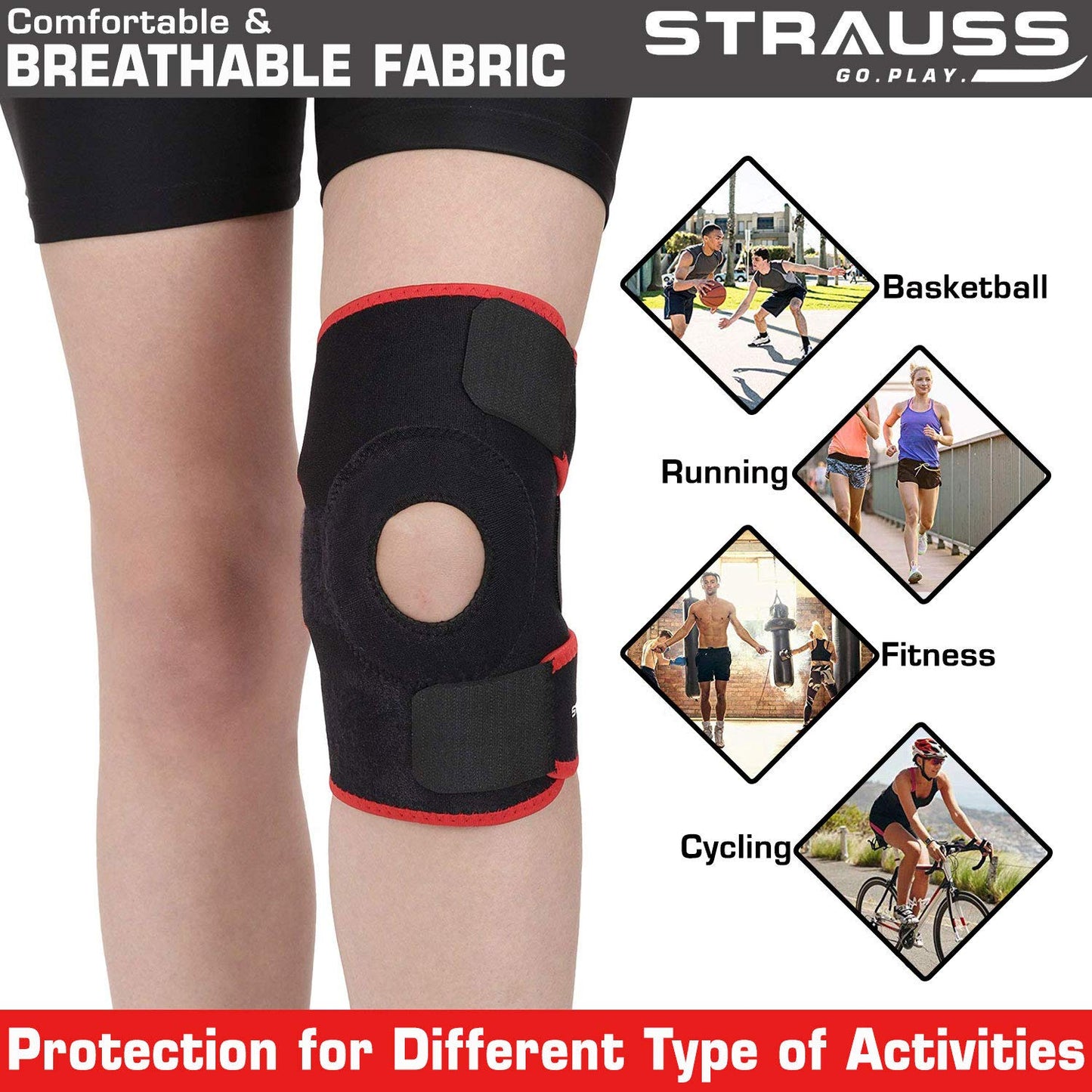 PERFECT FIT MAGNETIC KNEE SUPPORT.