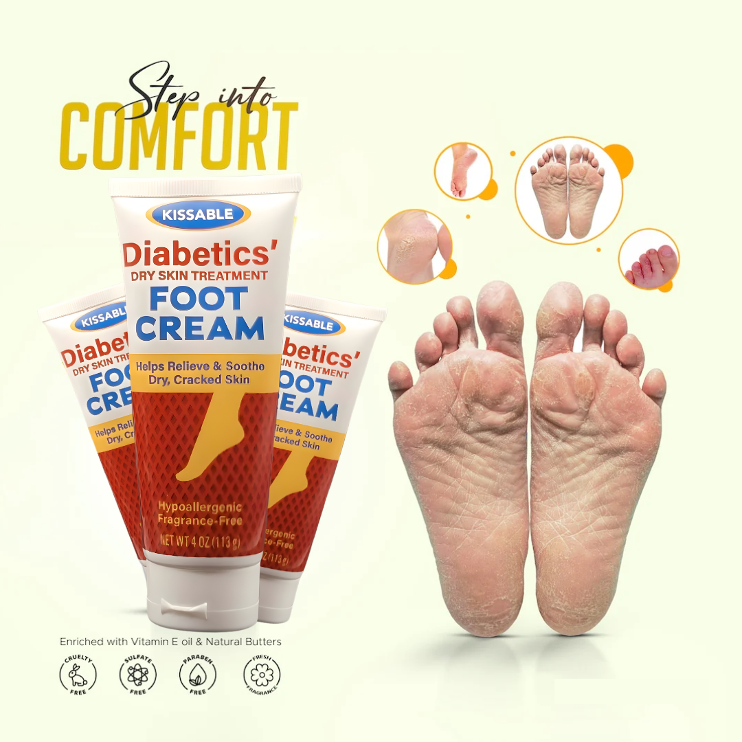 Kissable Diabetic’s Dry Skin Treatment Foot Cream