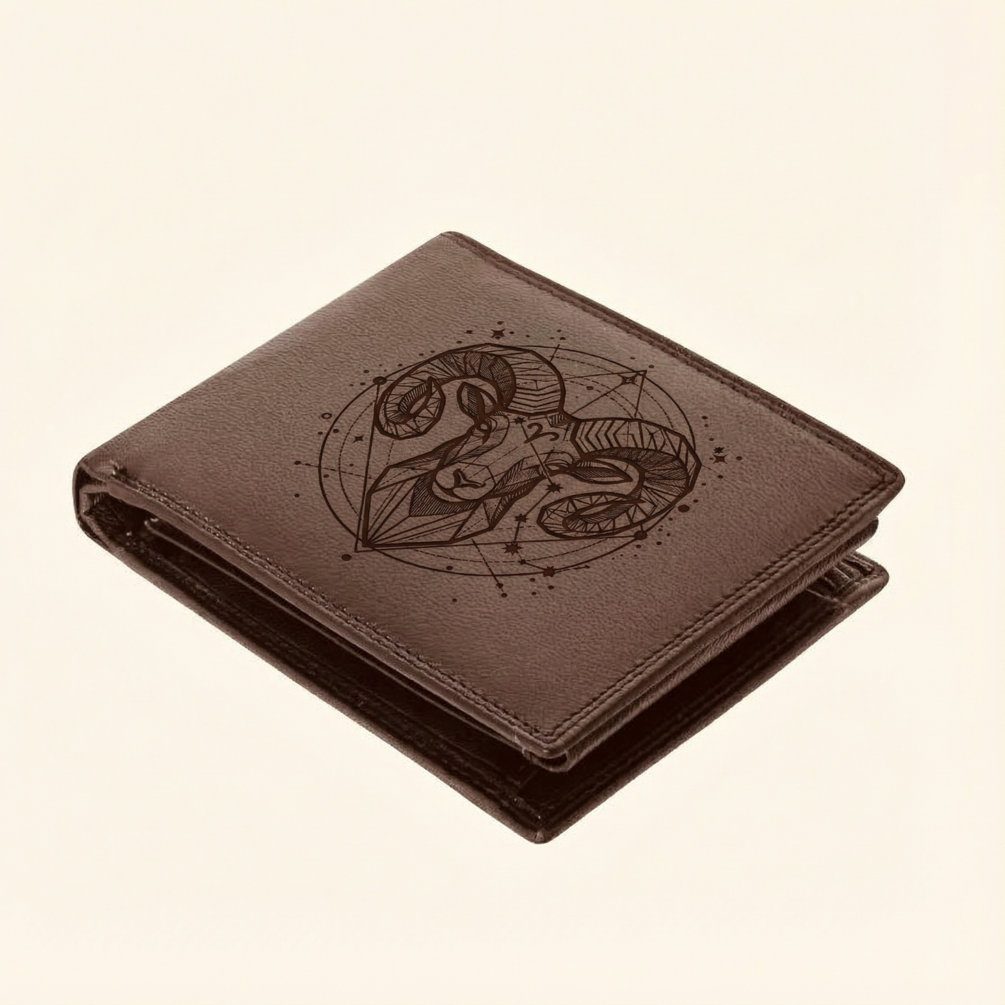 Zodiac Series Men’s Leather Wallet (A-Grade Leather)