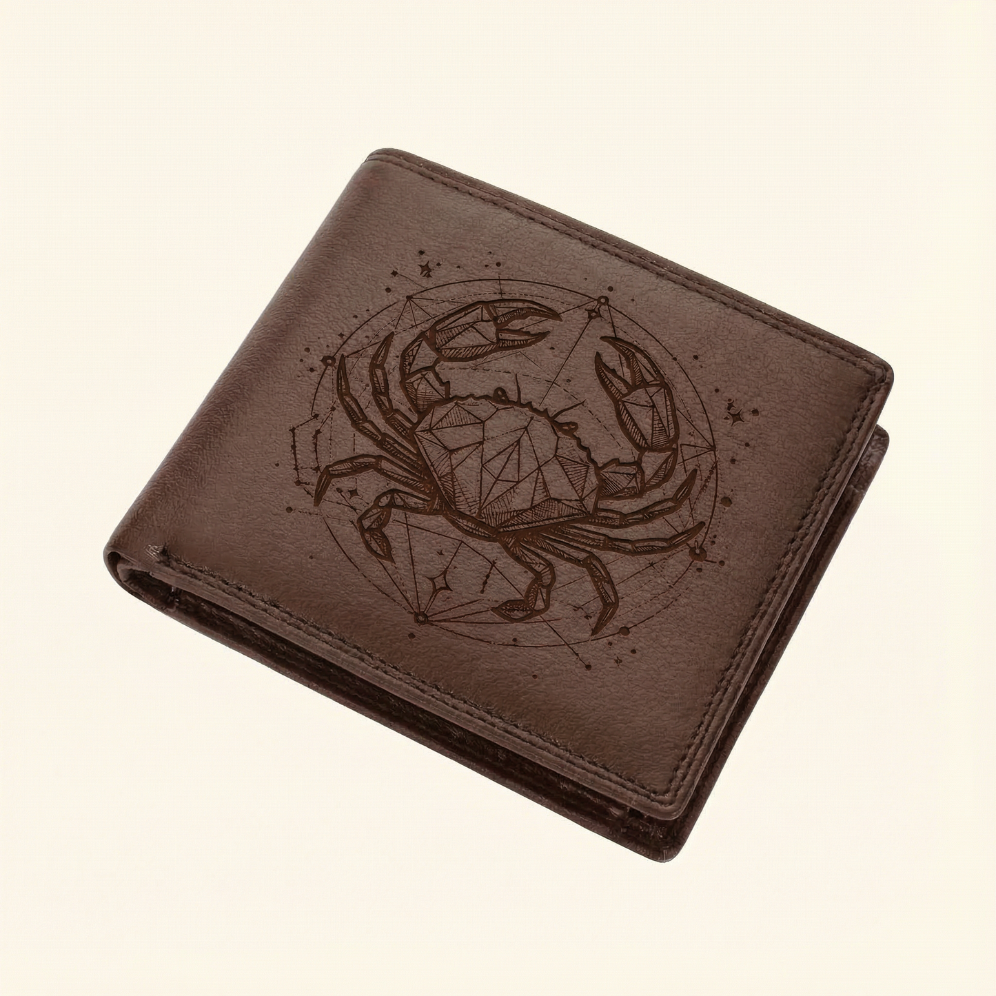 Zodiac Series Men’s Leather Wallet (A-Grade Leather)