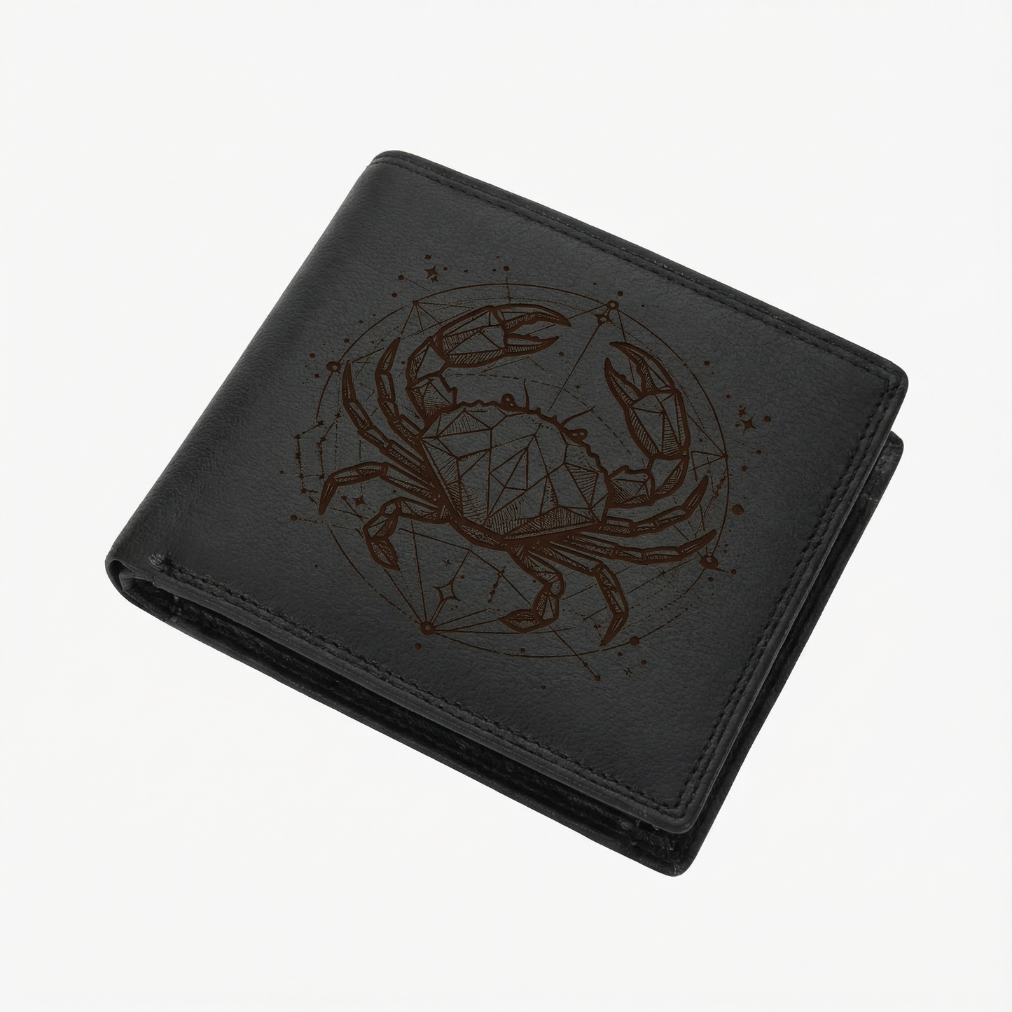 Zodiac Series Men’s Leather Wallet (A-Grade Leather)