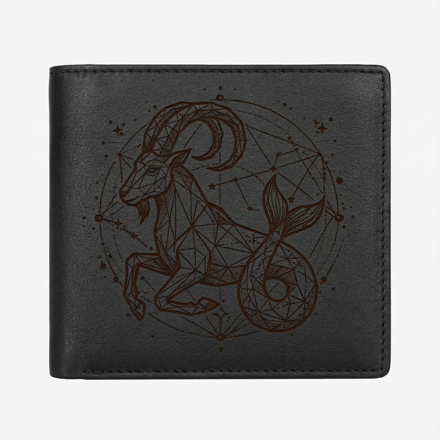Zodiac Series Men’s Leather Wallet (A-Grade Leather)