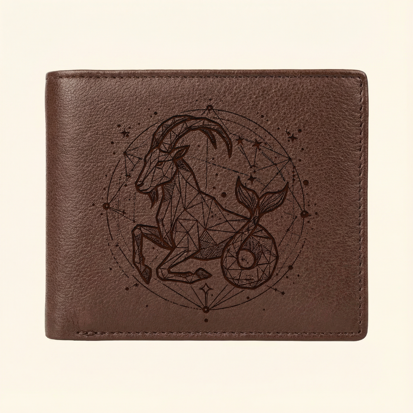 Zodiac Series Men’s Leather Wallet (A-Grade Leather)