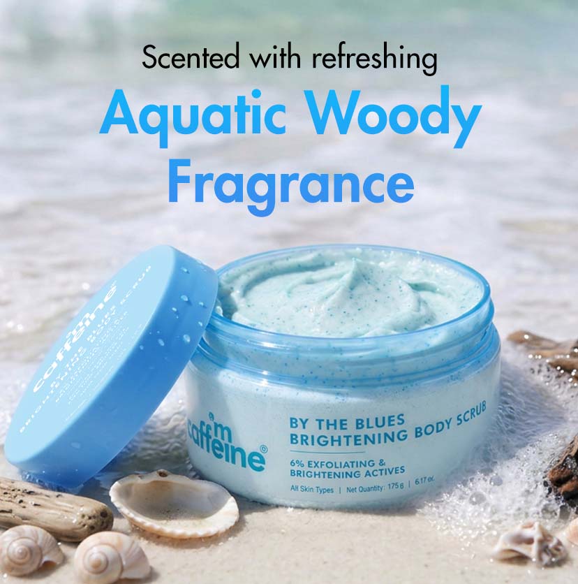 BY THE BLUES BRIGHTENING BODY SCRUB - 175GM