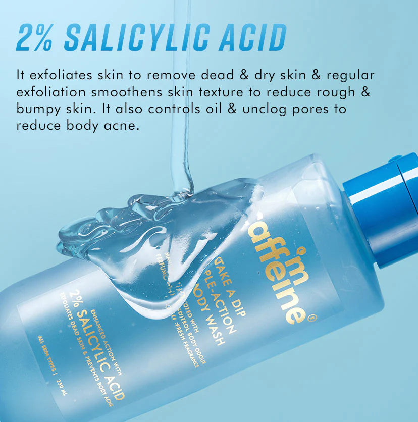 2% SALICYLIC ACID, 3-IN-1 PERFUME & ODOUR CONTROL BODY WASH