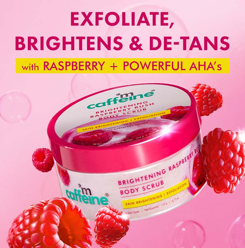 BRIGHTENING RASPBERRY BODY SCRUB | VIT C RICH - 175G