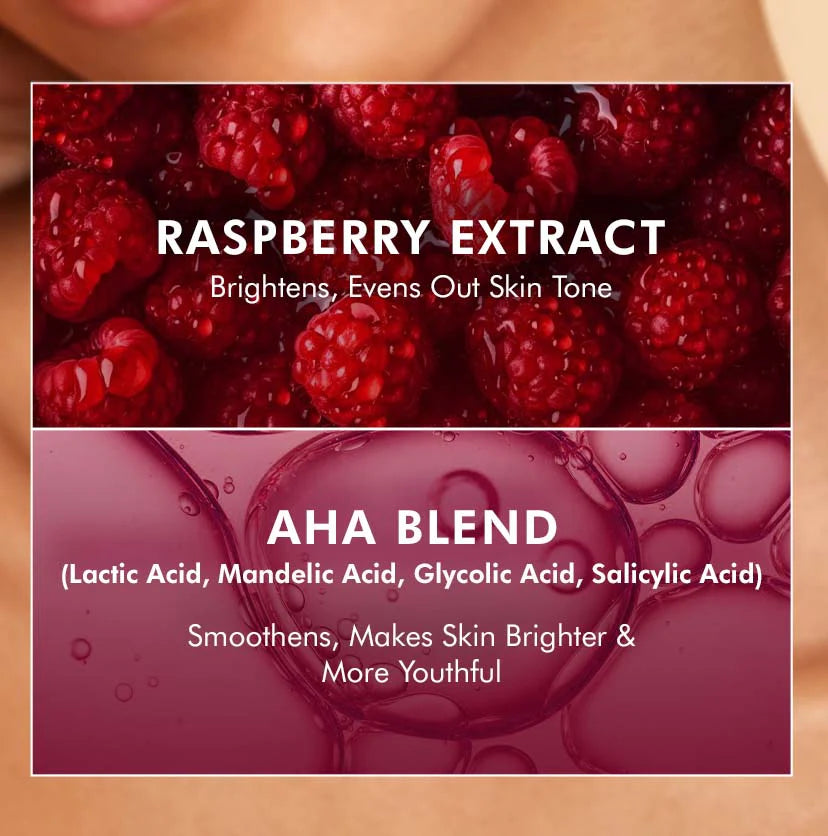 BRIGHTENING RASPBERRY BODY SCRUB | VIT C RICH - 175G