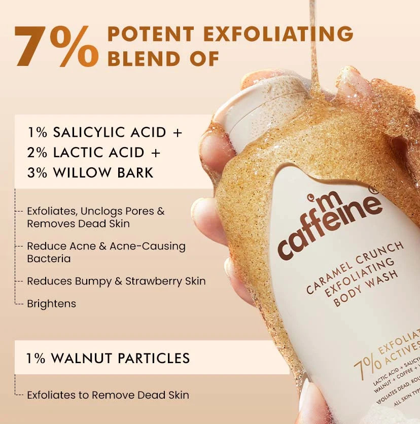 EXFOLIATING CARAMEL CRUNCH BODY WASH - 300 ML