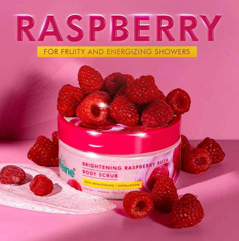BRIGHTENING RASPBERRY BODY SCRUB | VIT C RICH - 175G
