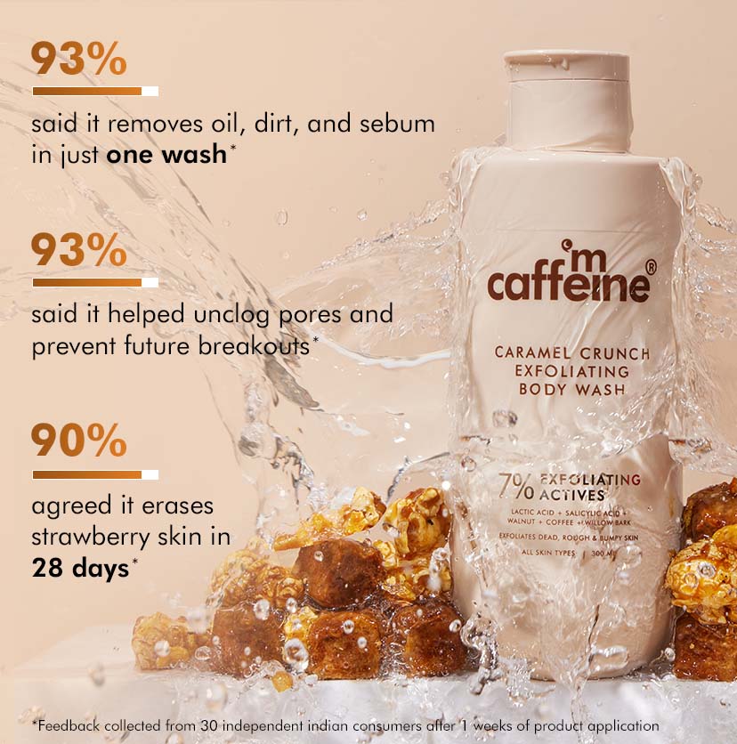 EXFOLIATING CARAMEL CRUNCH BODY WASH - 300 ML
