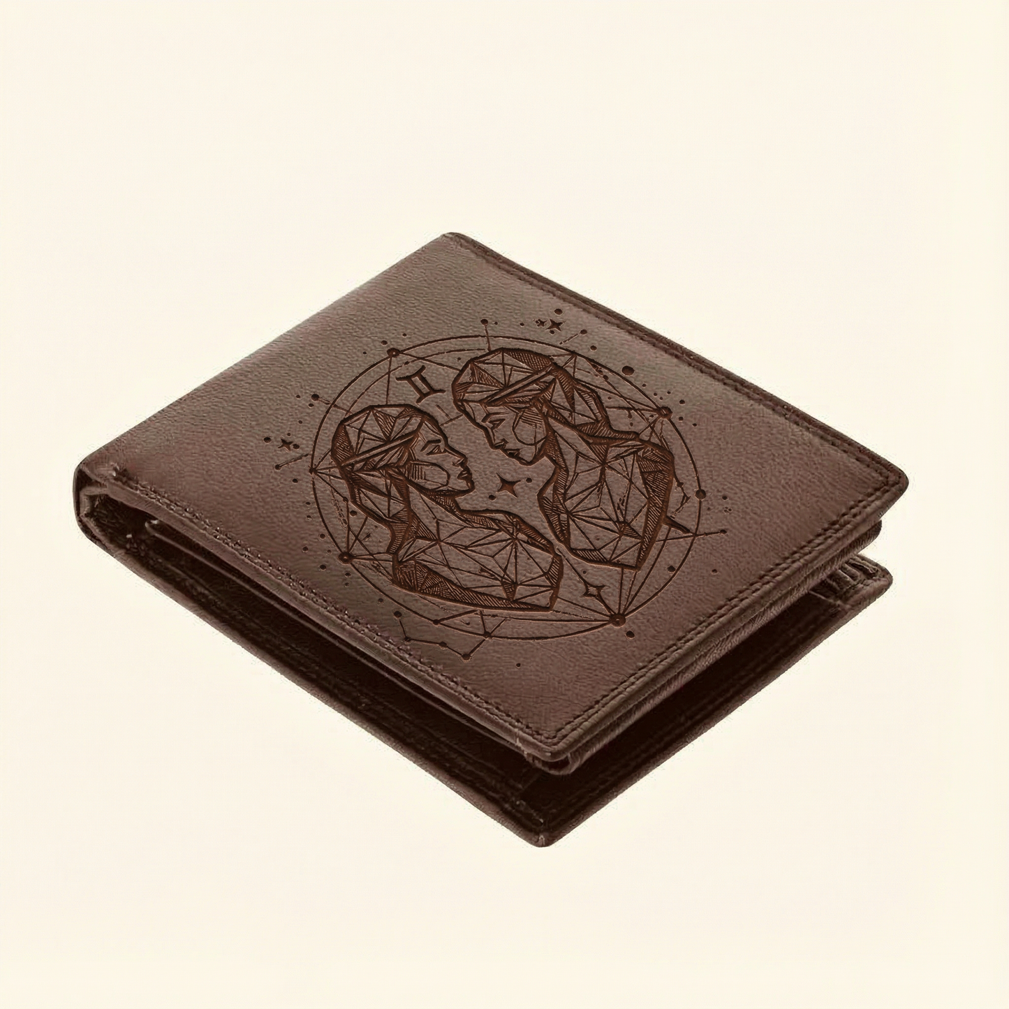 Zodiac Series Men’s Leather Wallet (A-Grade Leather)