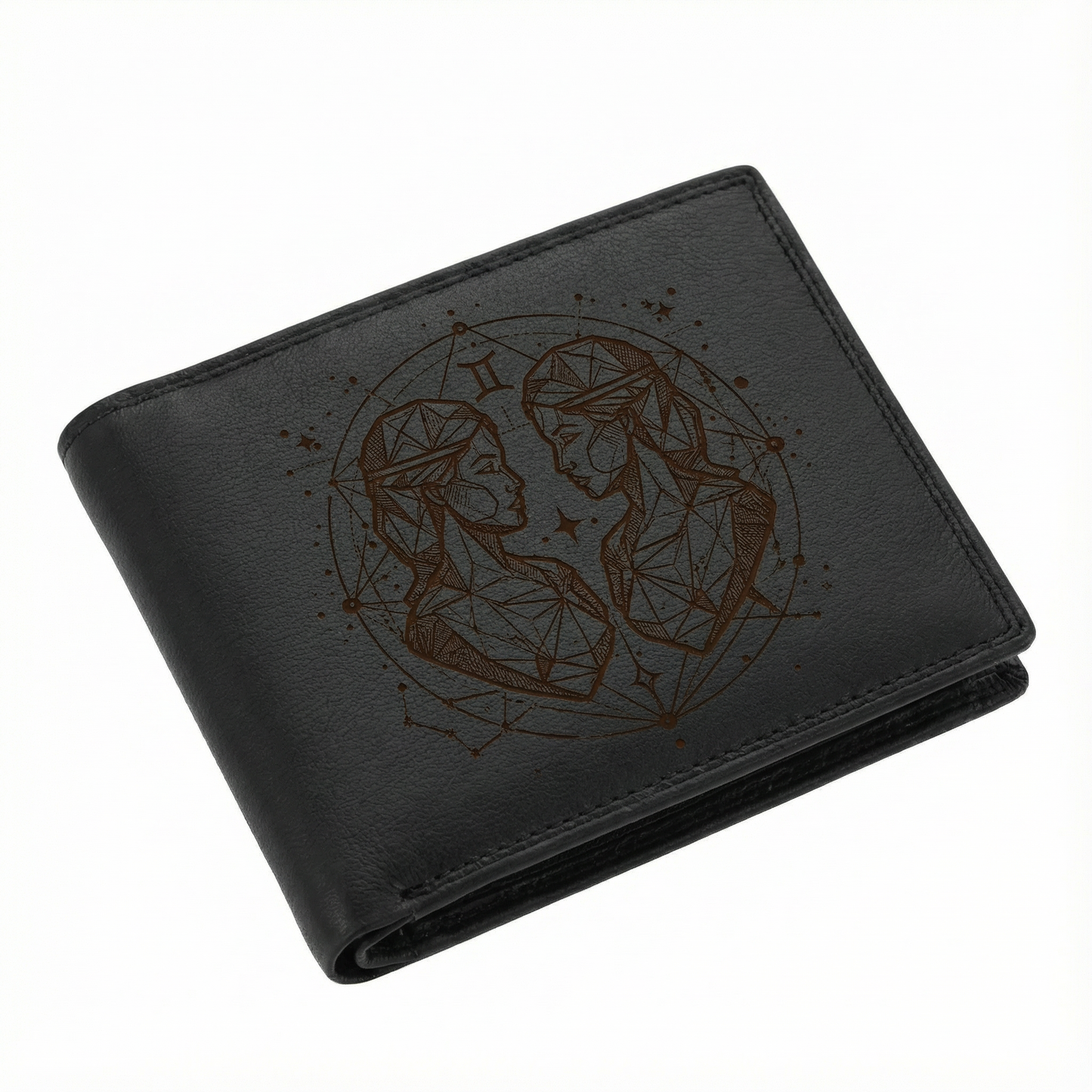 Zodiac Series Men’s Leather Wallet (A-Grade Leather)