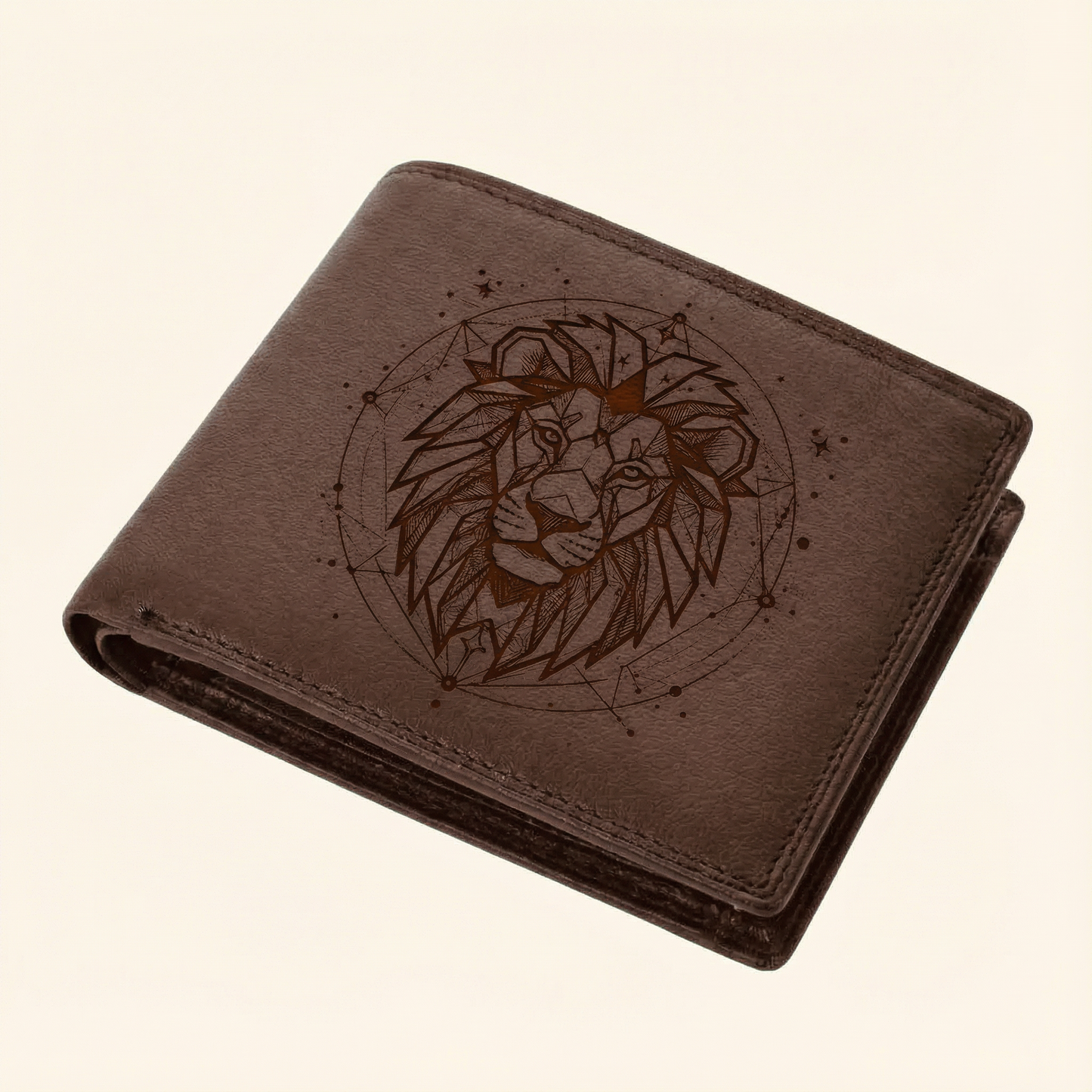 Zodiac Series Men’s Leather Wallet (A-Grade Leather)