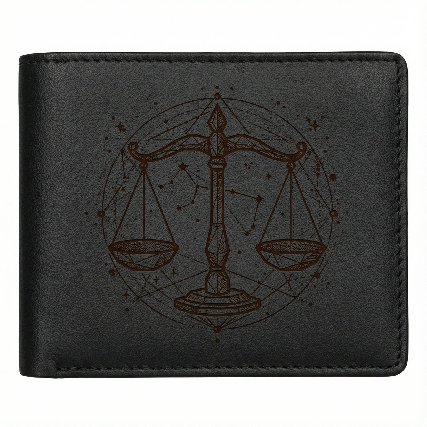 Zodiac Series Men’s Leather Wallet (A-Grade Leather)