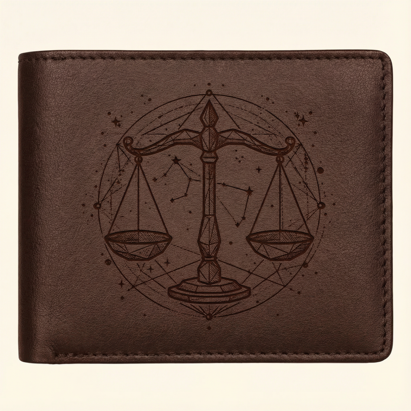 Zodiac Series Men’s Leather Wallet (A-Grade Leather)