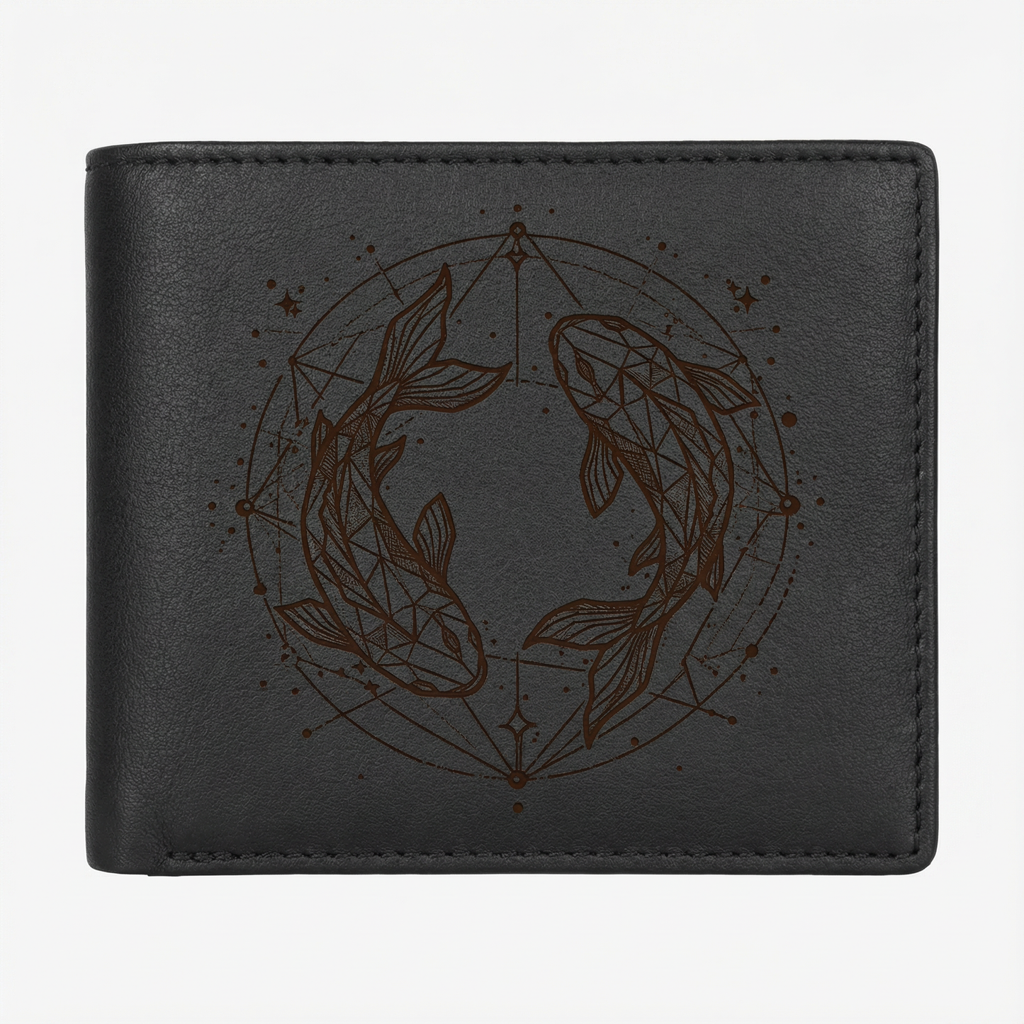 Zodiac Series Men’s Leather Wallet (A-Grade Leather)