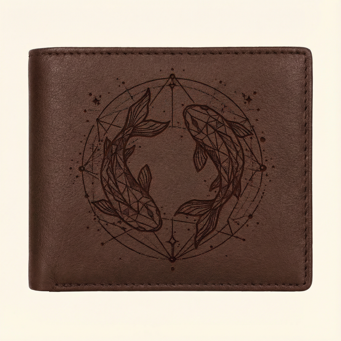 Zodiac Series Men’s Leather Wallet (A-Grade Leather)