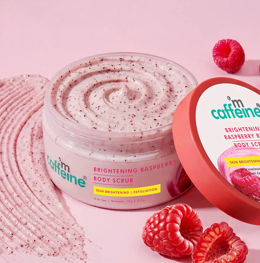 BRIGHTENING RASPBERRY BODY SCRUB | VIT C RICH - 175G